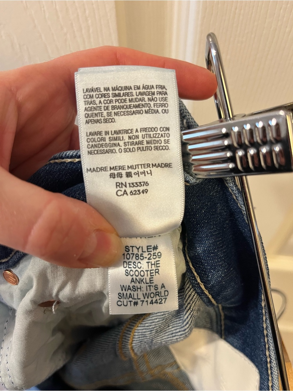 Mother Superior Denim The Scooter Ankle Jean **ALTERED** - Picture 10 of 12